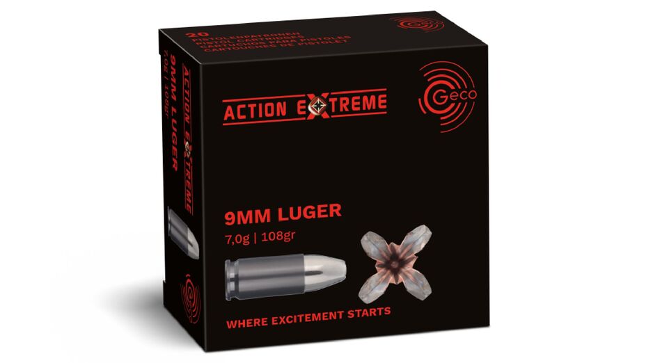 Geco 9mm Luger Action Extreme 20 Schuss Geco 9mm Luger Action Extreme 20 Schuss