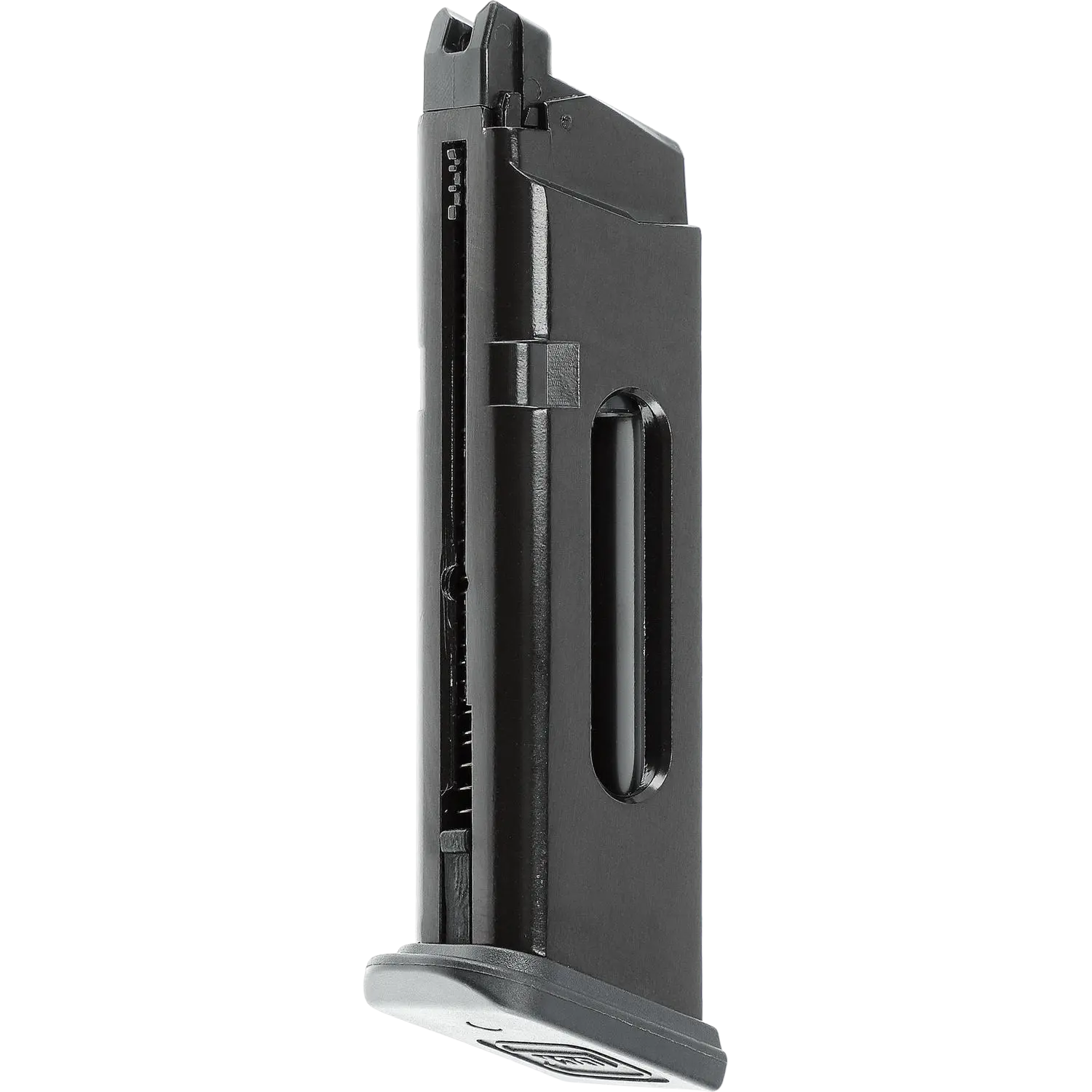 Schwarzes CO2-Magazin für Glock 17 Gen5 MOS mit 17 Schuss Kaliber 4,5 mm BB