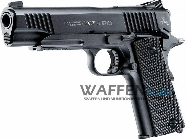 Colt M45 CQBP CO2 Pistole 4,5 mm BB, brüniert