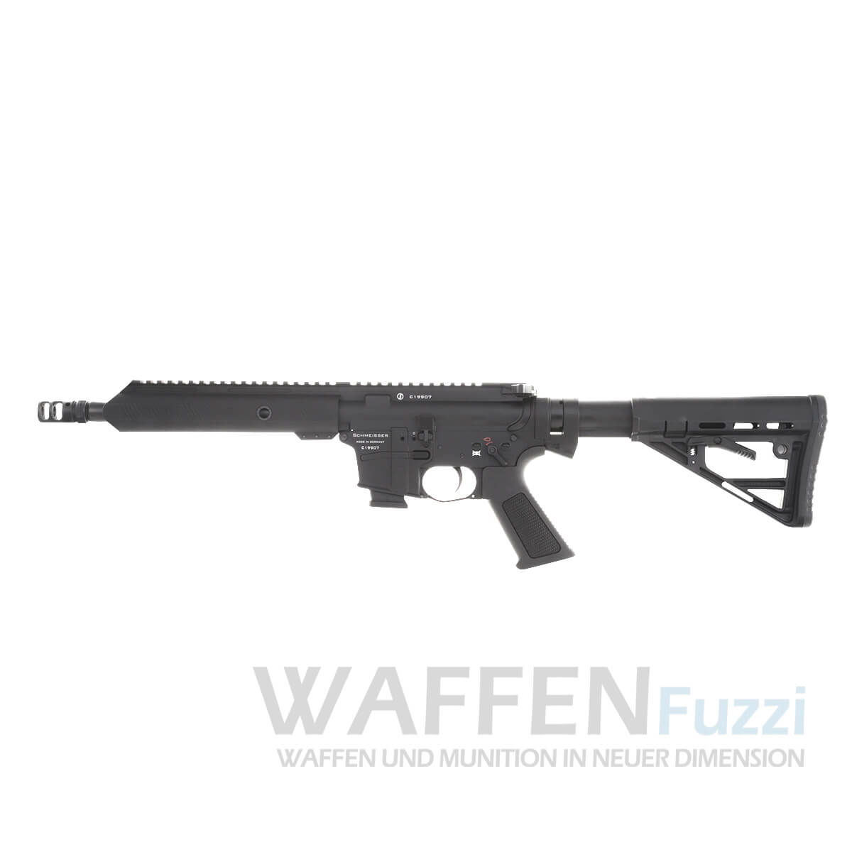 Schmeisser AR-15-9 Sport S 2. Gen. NoRec Kompensator Kal. 9mm Luger 10,5" Schmeisser AR-15-9 Sport S 2. Gen. NoRec Kompensator Kal. 9mm Luger 10,5"
