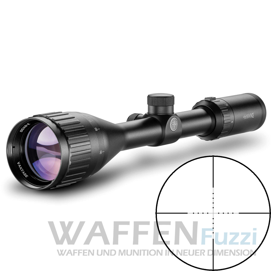 Hawke Vantage 3-9x50 MilDot Zielfernrohr Hawke Vantage 3-9x50 MilDot Zielfernrohr
