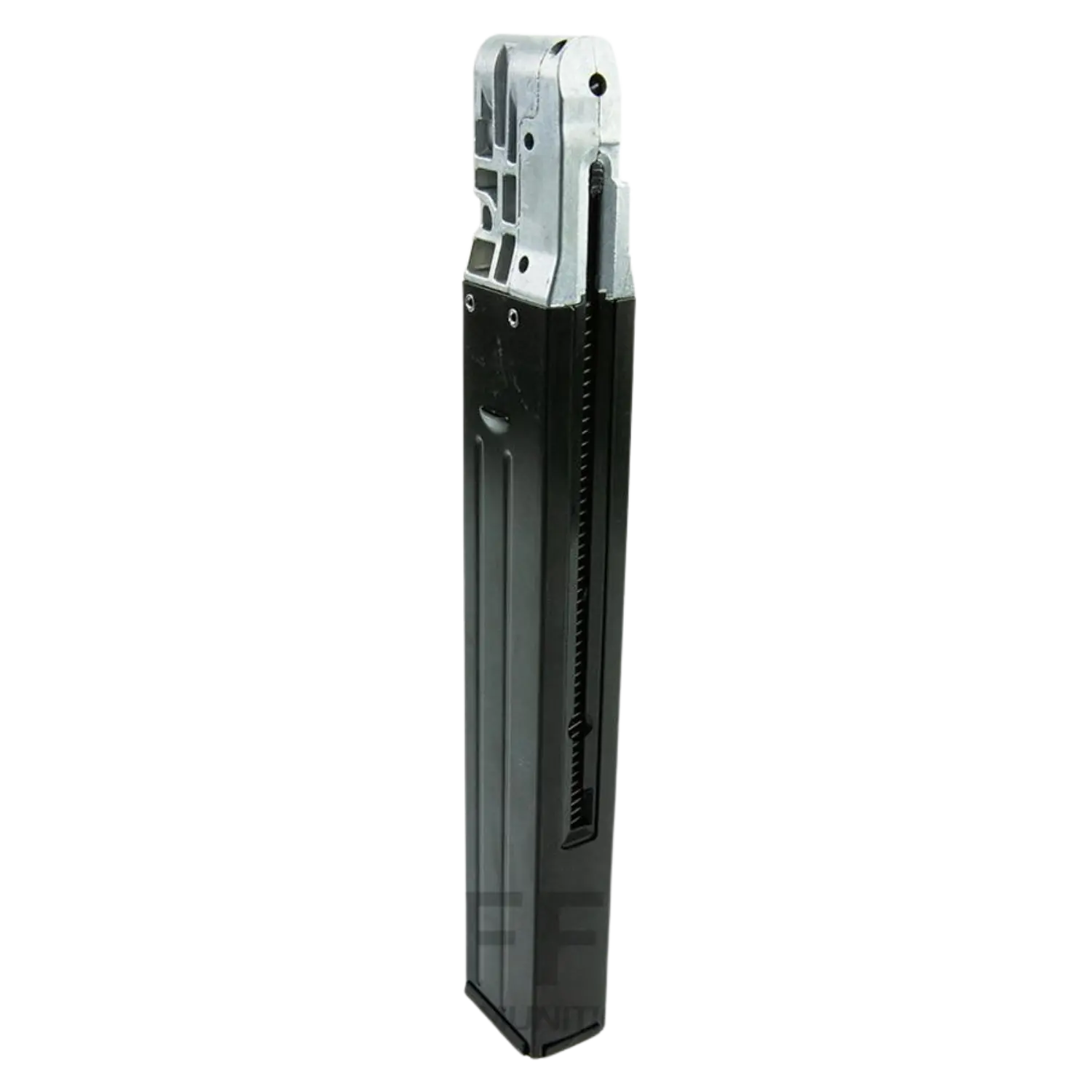 Schwarzes Magazin für MP german c02 Waffe mit silbernem Zuführer