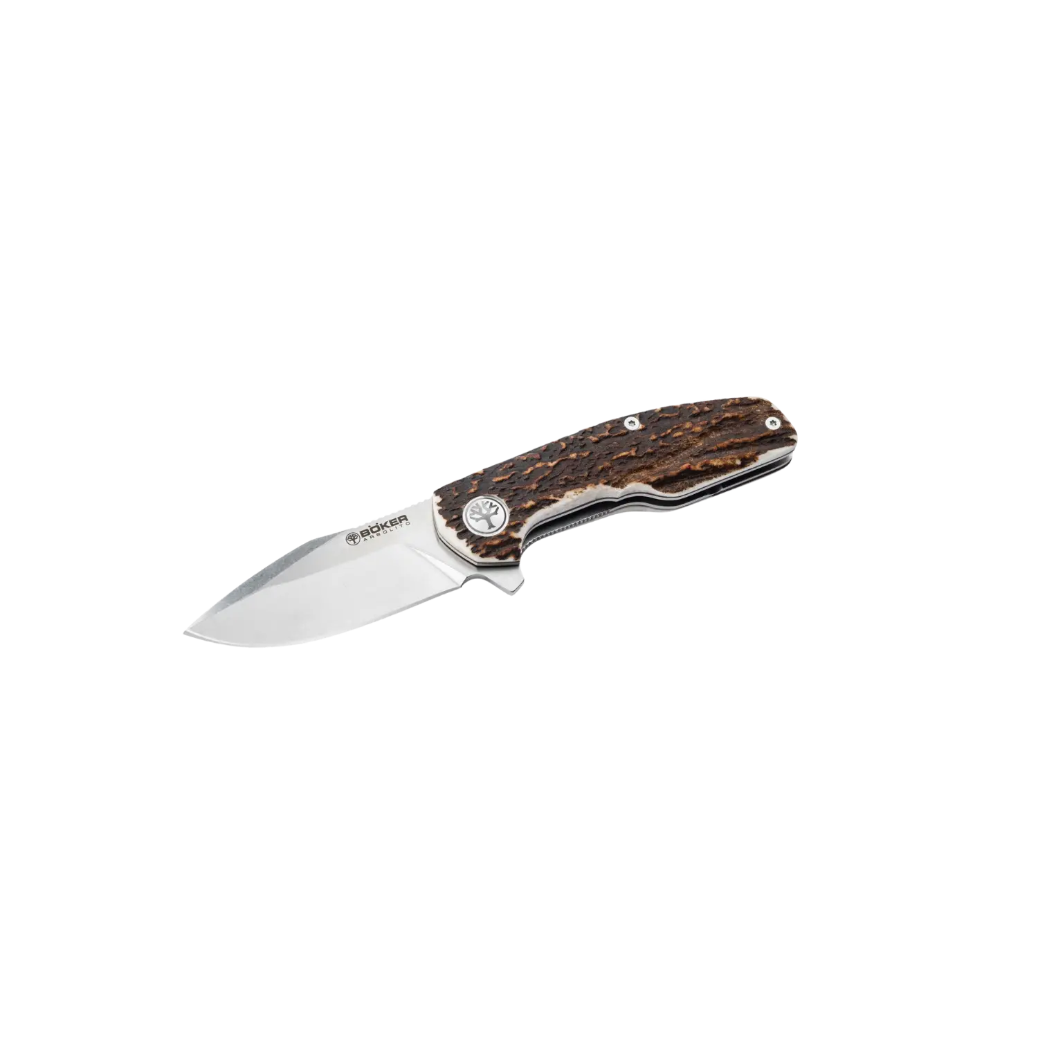 Taschenmesser Arbolito Heroina mit Klinge und Hirschhorngriff