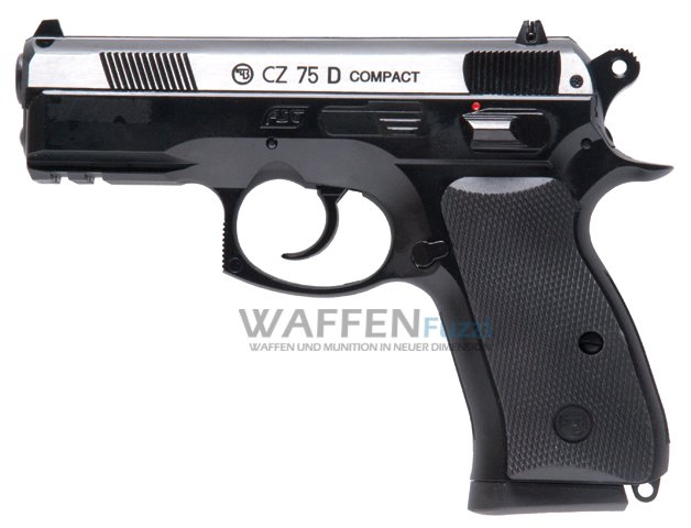ASG-CO2-Pistole-CZ75D-Compact CZ 75D Compact Dual Tone CO2 Pistole 4,5 mm BB, Non Blow Back