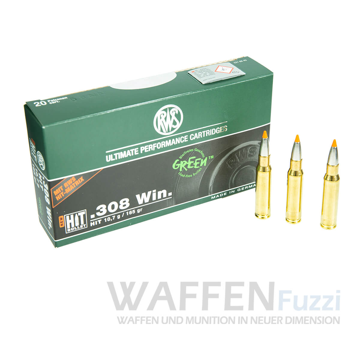 PP2_0838-copy RWS bleifreie Jagdmunition Kaliber .308 HIT BULLET Geschosse 165grs