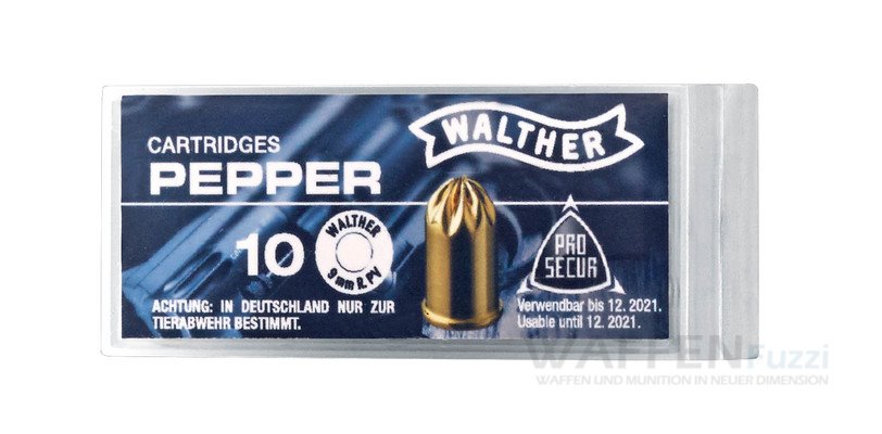 Walther Pepper für Revolver Kaliber 9mm R.Knall 120 mg Extra Stark