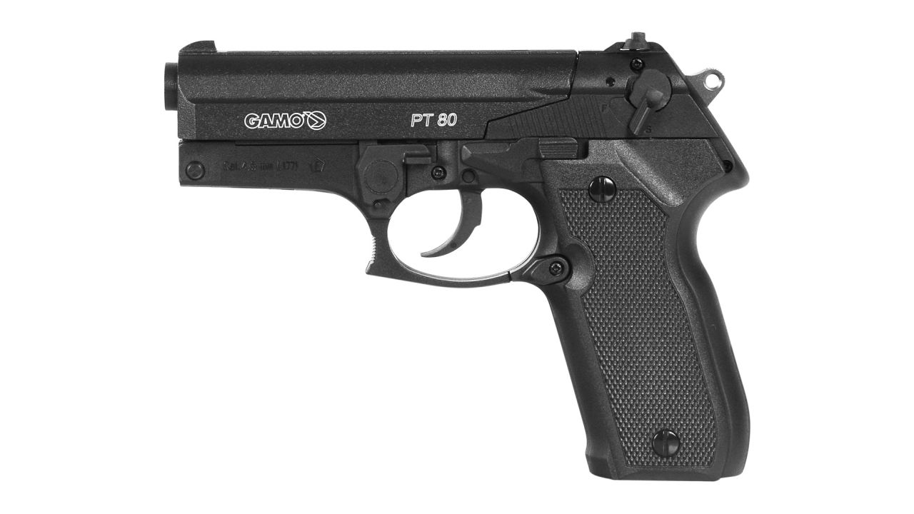 Gamo PT80 BLK CO2 Pistole 4,5 mm Diabolo Gamo PT80 BLK CO2 Pistole 4,5 mm Diabolo