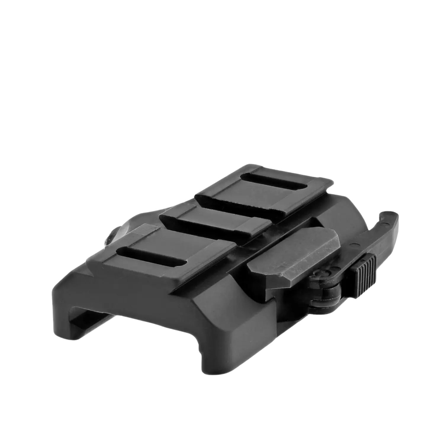 Aimpoint ACRO QD Montage Flach für Weaver / Picantinny 22mm Schwarze Montagebasis für Optiken mit drei Schienen und einem seitlichen Hebelverschluss.