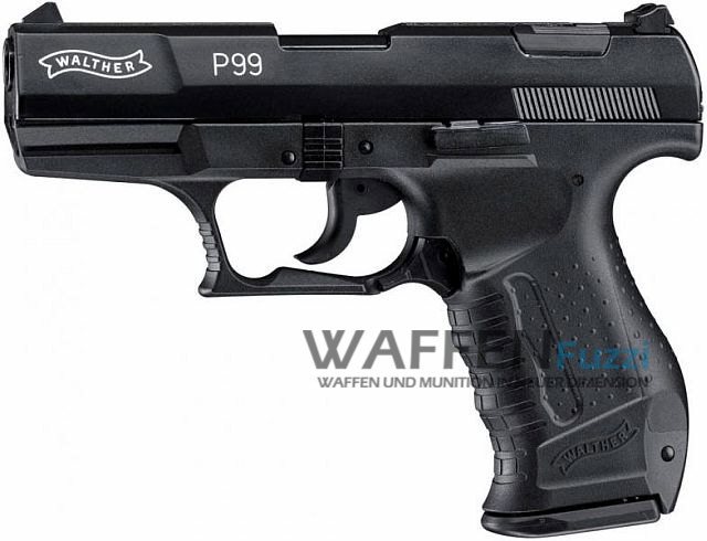 Walther P99 Schreckschusswaffe 9mm brüniert #Wie neu