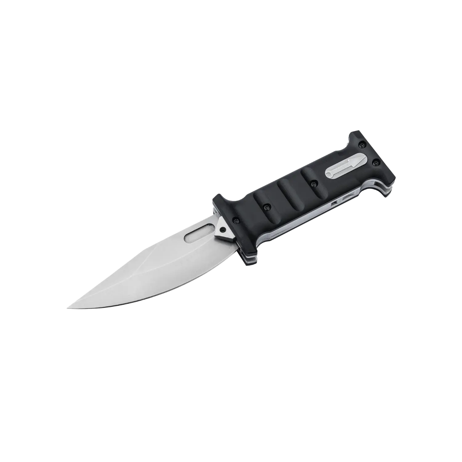 02BP0003_4_BP-Verlängerungsmesser/kleines, grifffestes Messer/schwarz, matter Griff mit ein wenig grau
