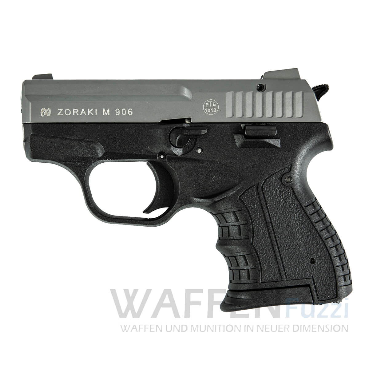 Zoraki-906-Titan-Chrom-Schreckschusswaffe Zoraki Schreckschusspistole Mod. 906 Sondermodell titan/chrom Kaliber 9mm P.A.K.