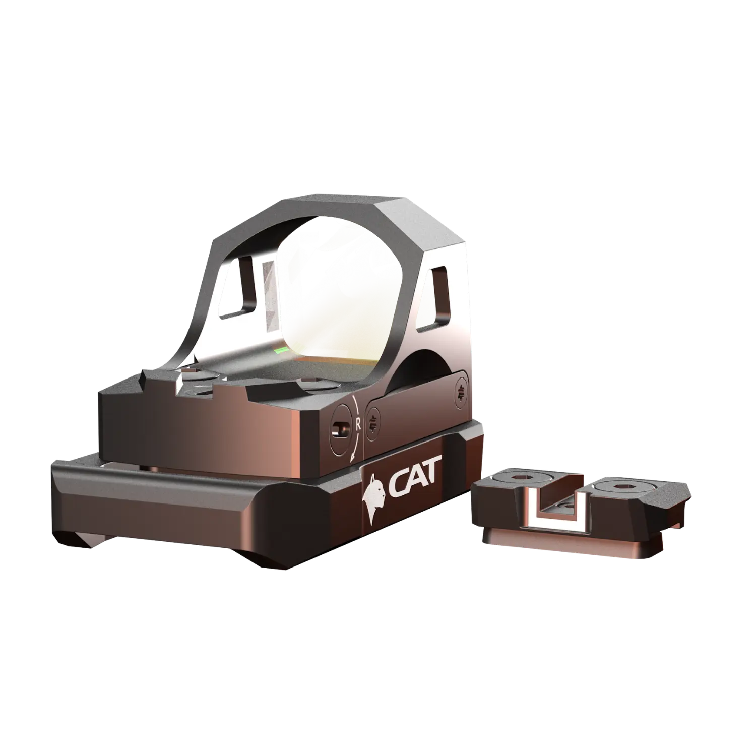 CAT Gen2 Evo Sport_2 / matt grau, schwarzer Boden, eckig/Beschriftung