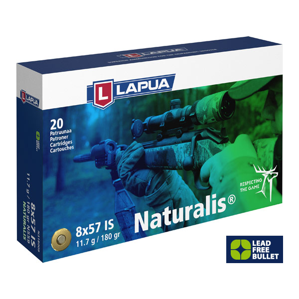 Lapua Naturalis 8x57IS 11,7g 20 Schuss Lapua Naturalis 8x57IS 11,7g 20 Schuss