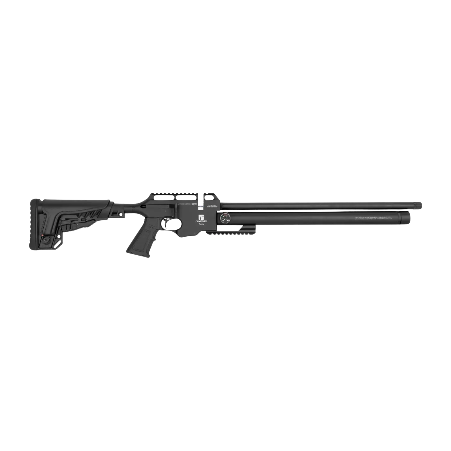 Reximex Force 1 Pressluftgewehr Kaliber 4,5mm Diabolo ahaufnahme des Reximex Luftgewehrs