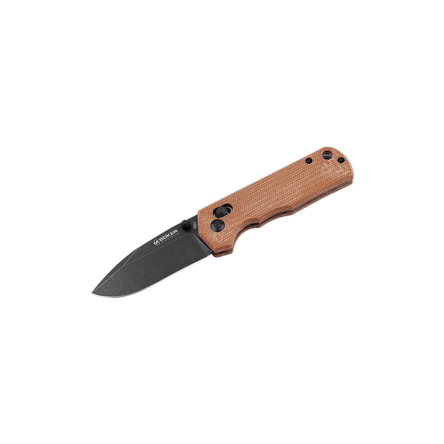 Ein Messer mit einem hölzernen Griff