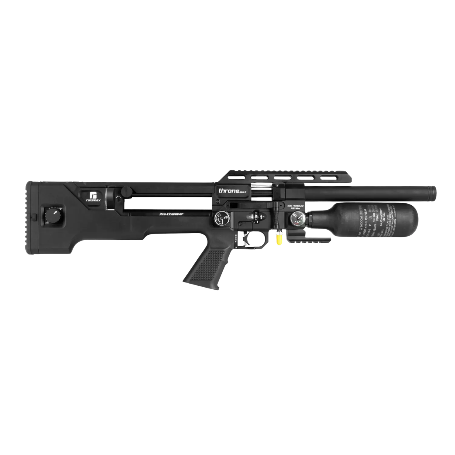 Reximex Throne Gen 2 Compact Pressluftgewehr schwarz 4,5 mm Diabolo