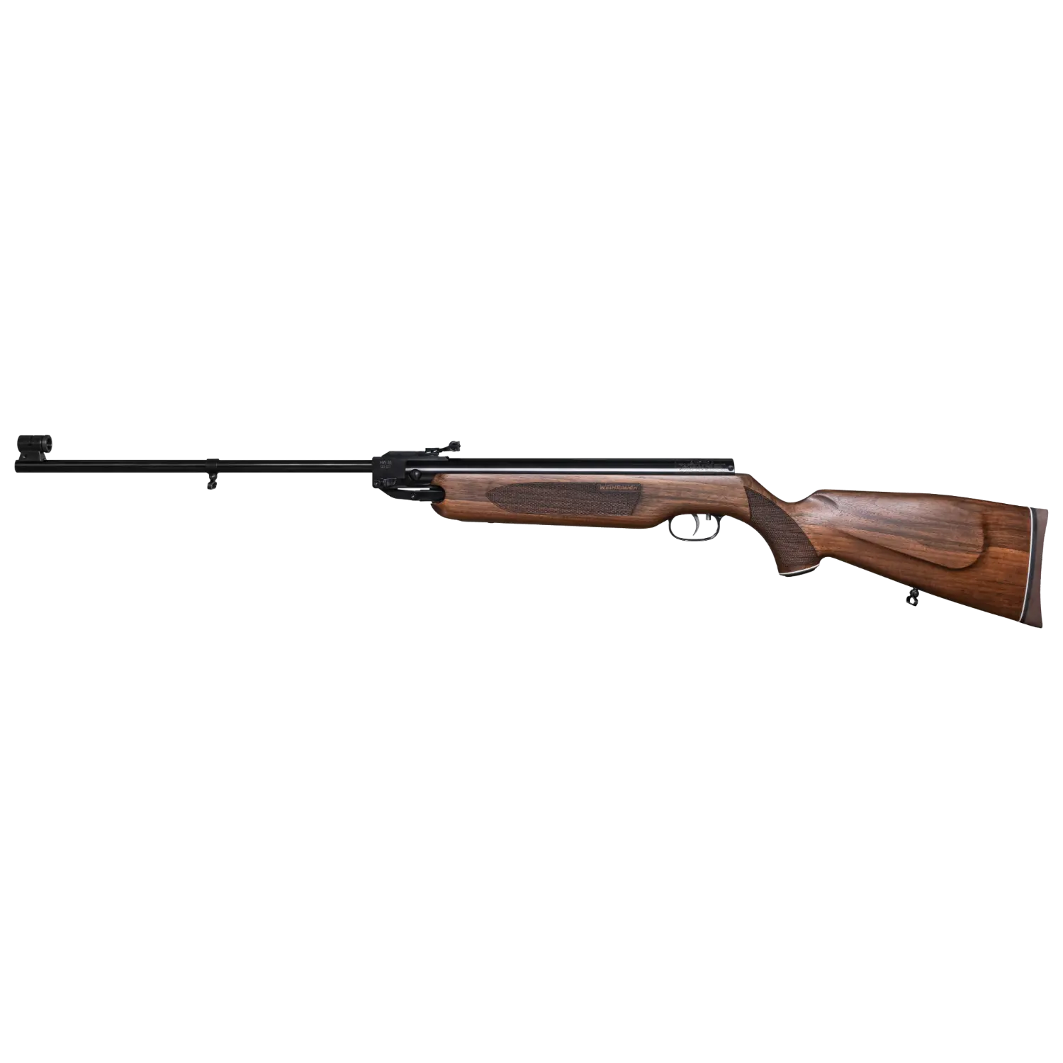 Klassisches Luftgewehr mit braunem Schaft und Fischhaut HW35E