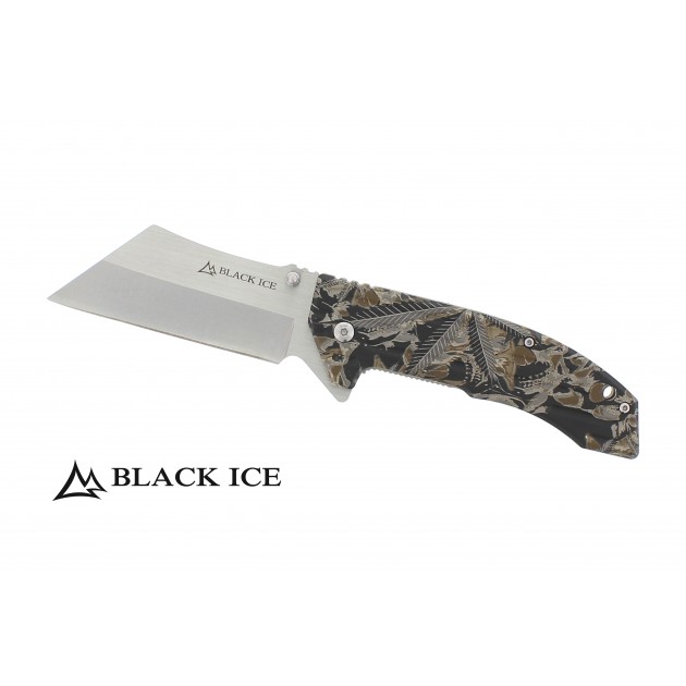 Black-Ice-THC-Green THC GREEN von MP9 Einhandmesser aus 420 Stahl Camouflage Optik Wald