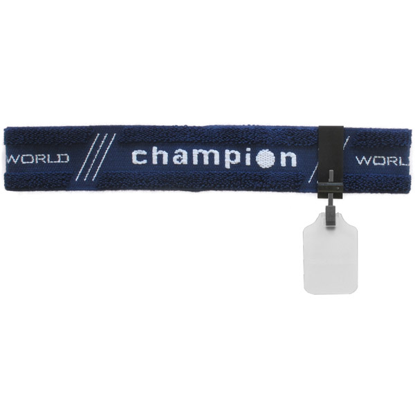 Stirnband-mit-Blende Stirnband blau mit Abdeckscheibe