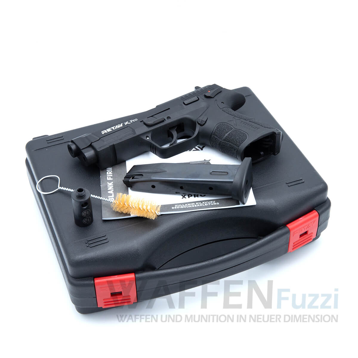 IMG_9875-Kopie Retay X Pro Schreckschusswaffe 9mm PAK Pistole mit Zubehörkoffer