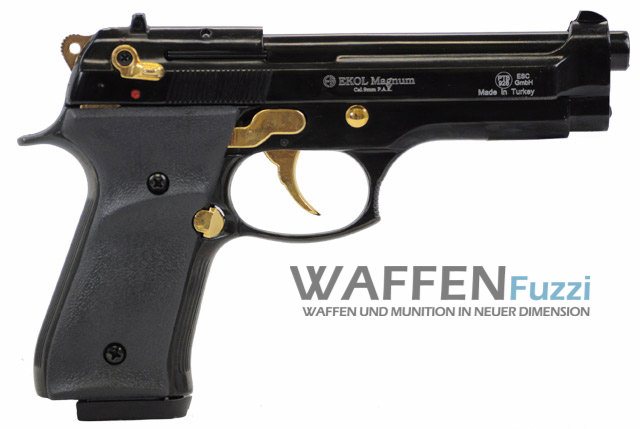 Ekol Magnum Schreckschusswaffe 9mm schwarz-gold