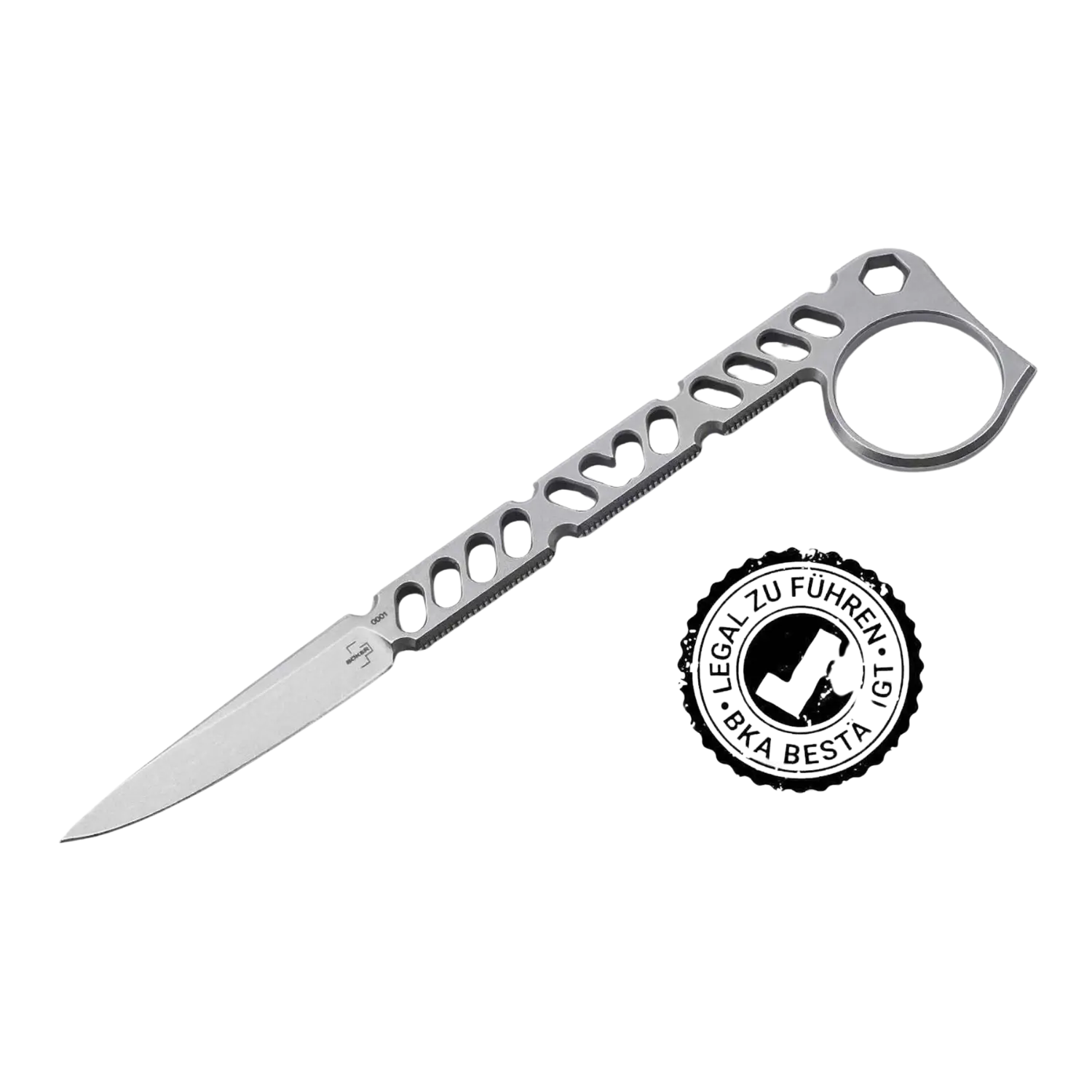 taktisches silbernes Messer