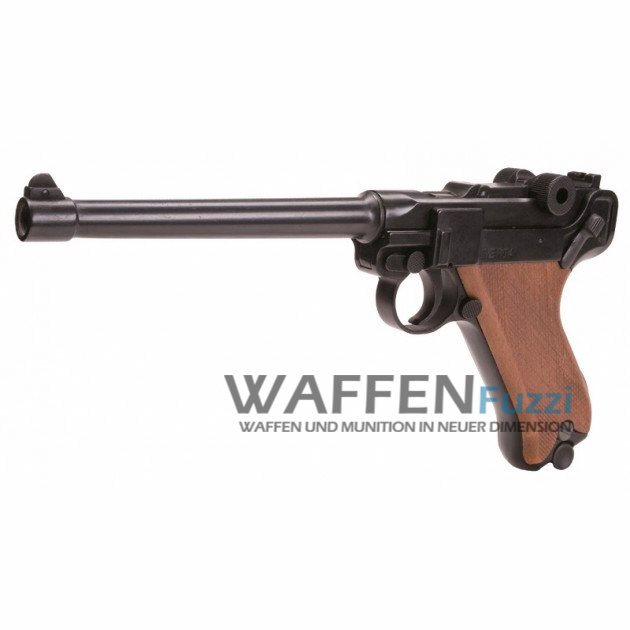 me-p04 ME P04 Schreckschusswaffe 9mm brüniert mit Holzgriff