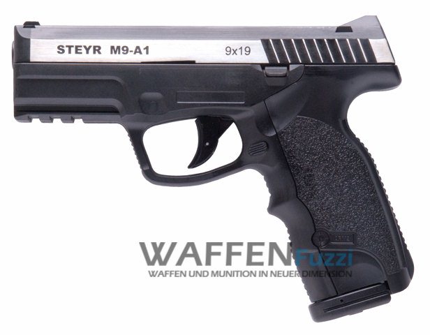 aa33b086e72cb42a79c90cdc95a7855a Steyr M9A1 CO2 Pistole 4,5 mm BB, Dual Tone