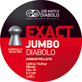 JSB Diabolo Jumbo Exact 5,50mm/5,51mm/5,52mm 500 Schuss