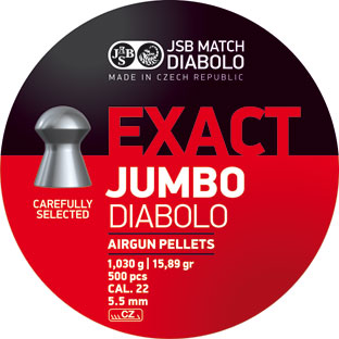 JSB-Jumbo-Exact-5-51mm JSB Diabolo Jumbo Exact 5,50mm/5,51mm/5,52mm 500 Schuss