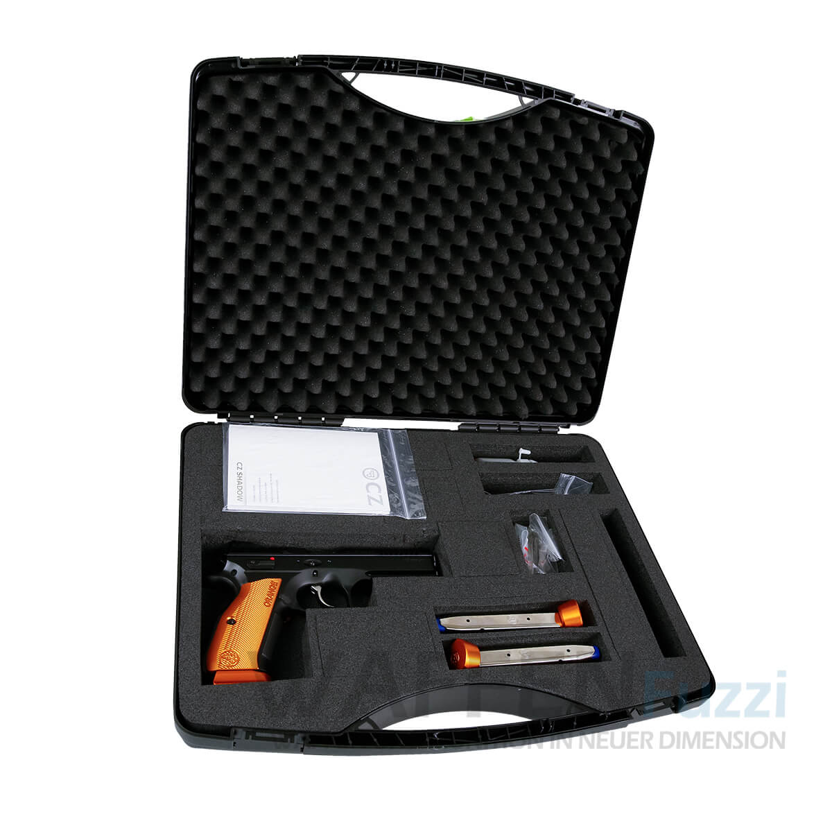 Pistole CZ Shadow 2 Orange Kaliber 9mm Luger mit Zubehör und Koffer 