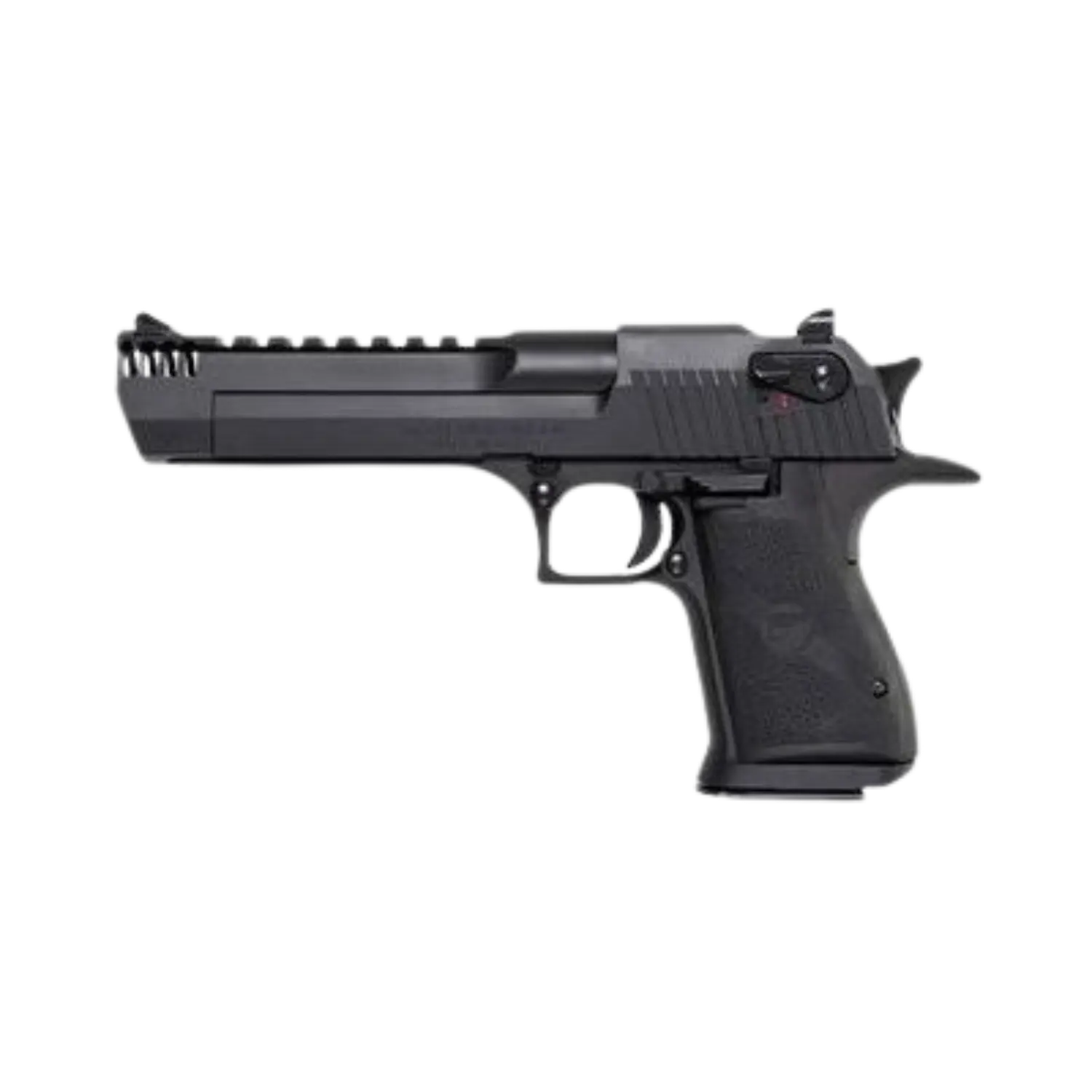 Desert Eagle Pistole, schwarze halbautomatische Großkaliber-Pistole mit langem Lauf und markantem Griff