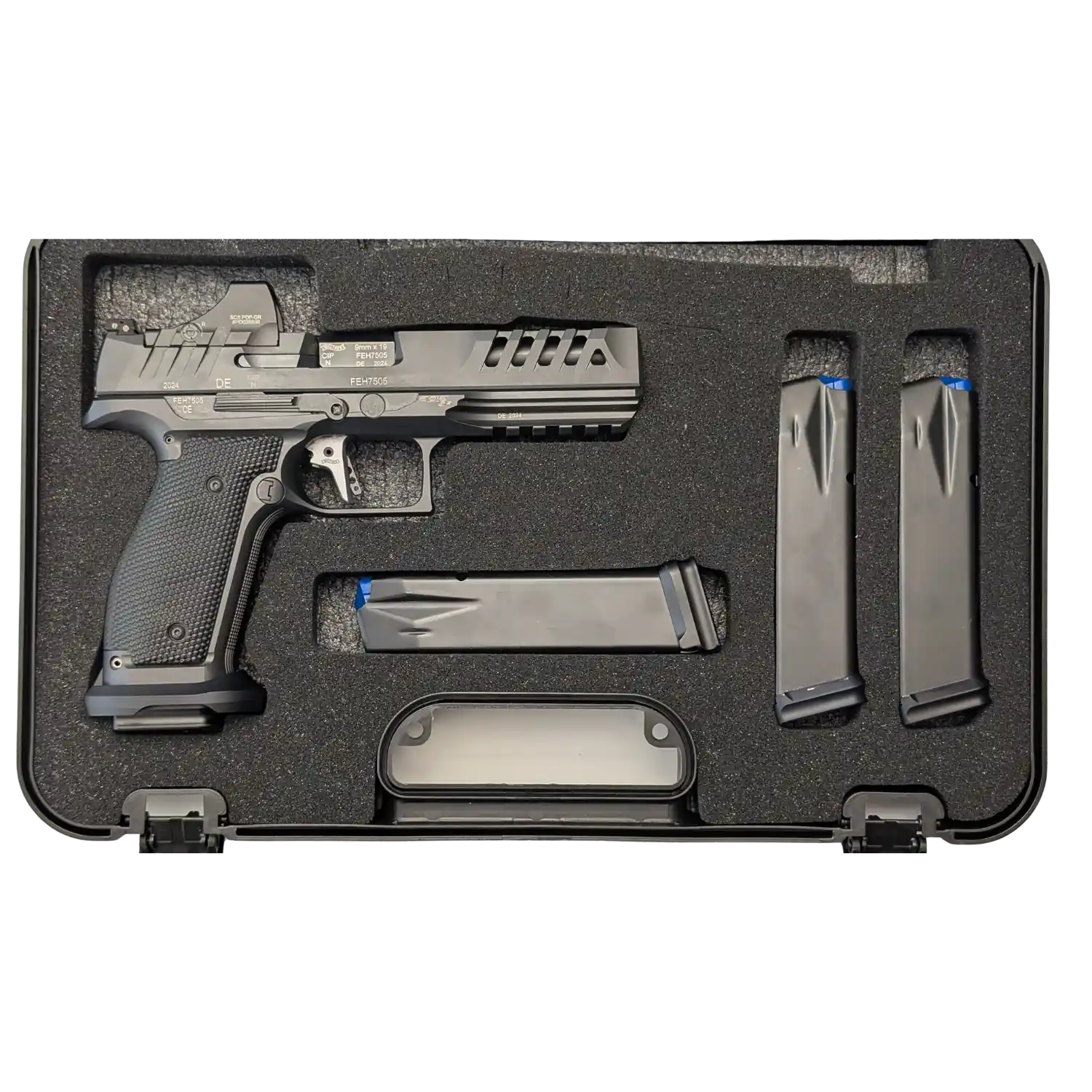 Walther PDP Match Steel Frame 5" inkl. Holosun SCS-PDP und 3 Ersatzmagazinen #Neuwertig