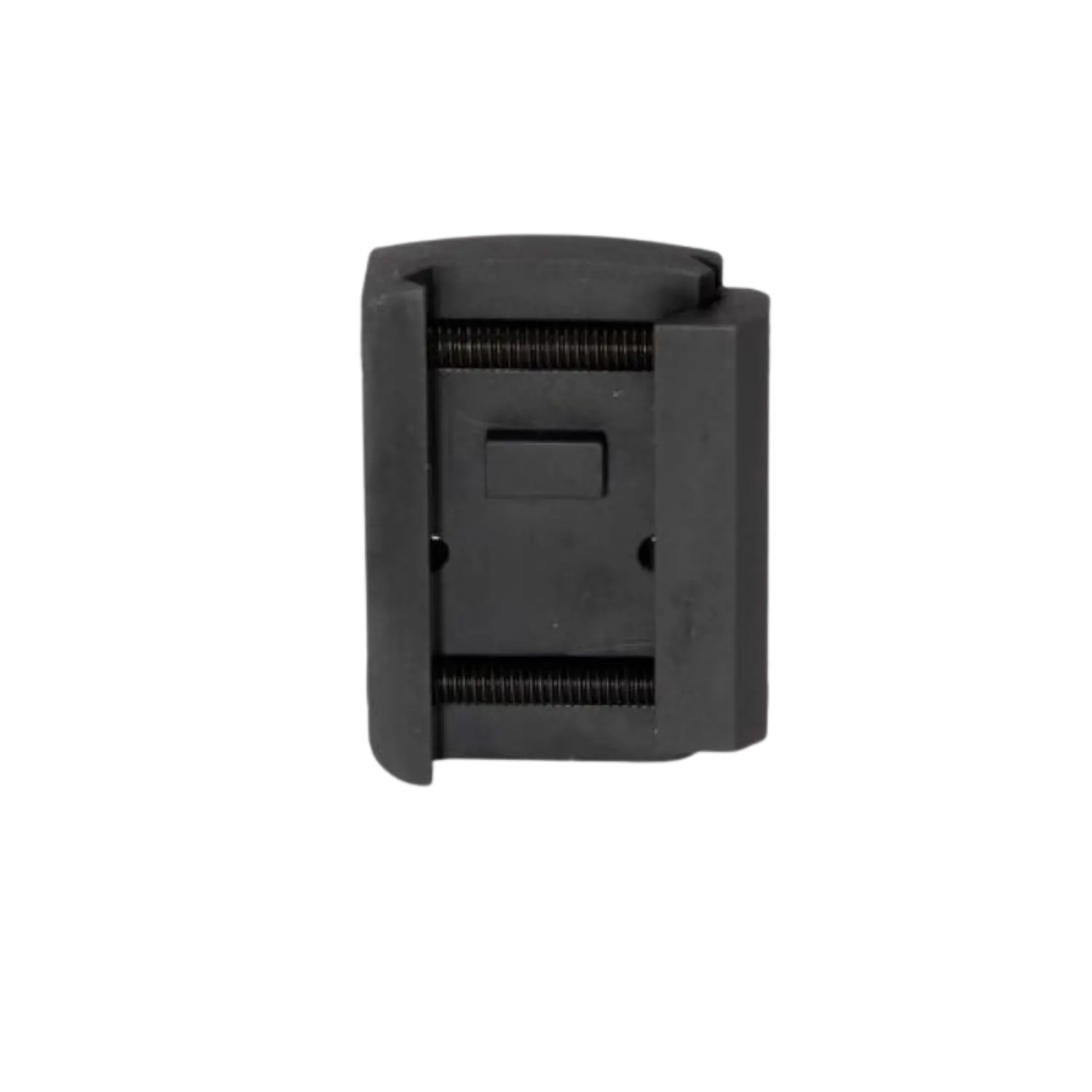 Montage für Reddots: schwarze Halterung mit Federmechanismus für sicheres Anbringen.