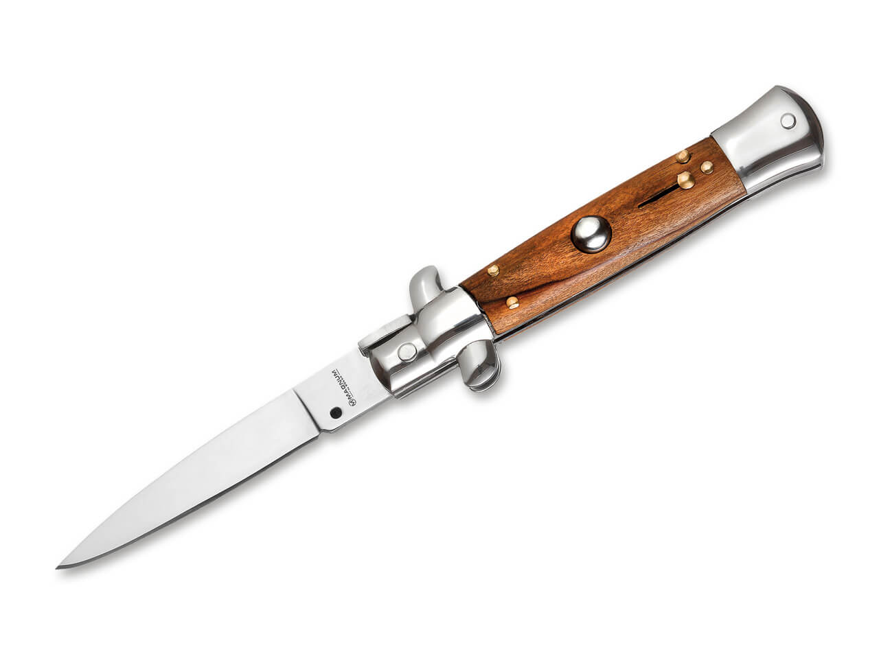 Magnum Springmesser Sicilian Needle Olive Wood