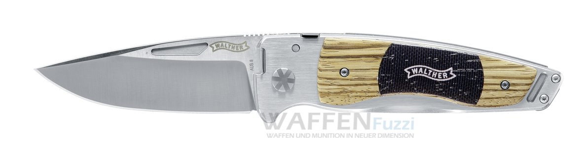 TFW-Taschenmesser Taschenmesser Walther TFW 1 traditionelles Taschenmesser Klinge aus AUS-8 Stahl