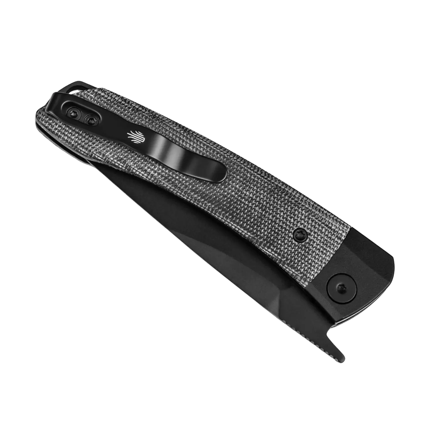 Kizer Mini Momo 154CM Aluminum & Micarta All Black