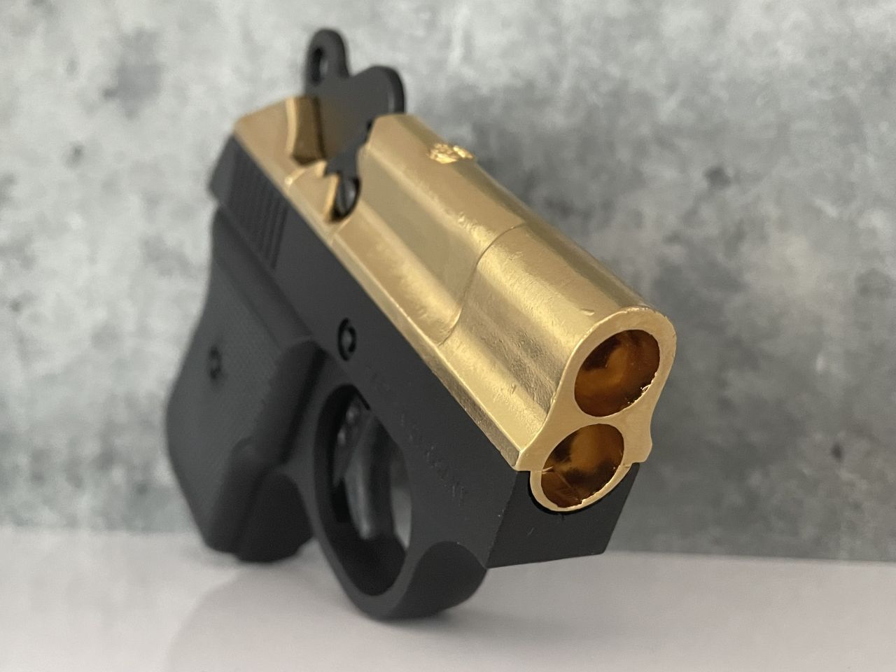 Record-Derringer Record Arms 6mm Flobert Derirnger Gold