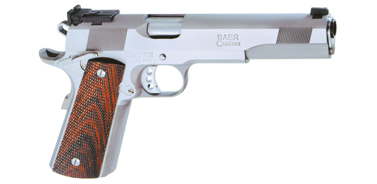 Les-Baer-6-Zoll-Concept Les Baer Concept V in der stainless Steel 6 Zoll Version im Kaliber .45ACP. Eine Matchwaffe in Perfektion.