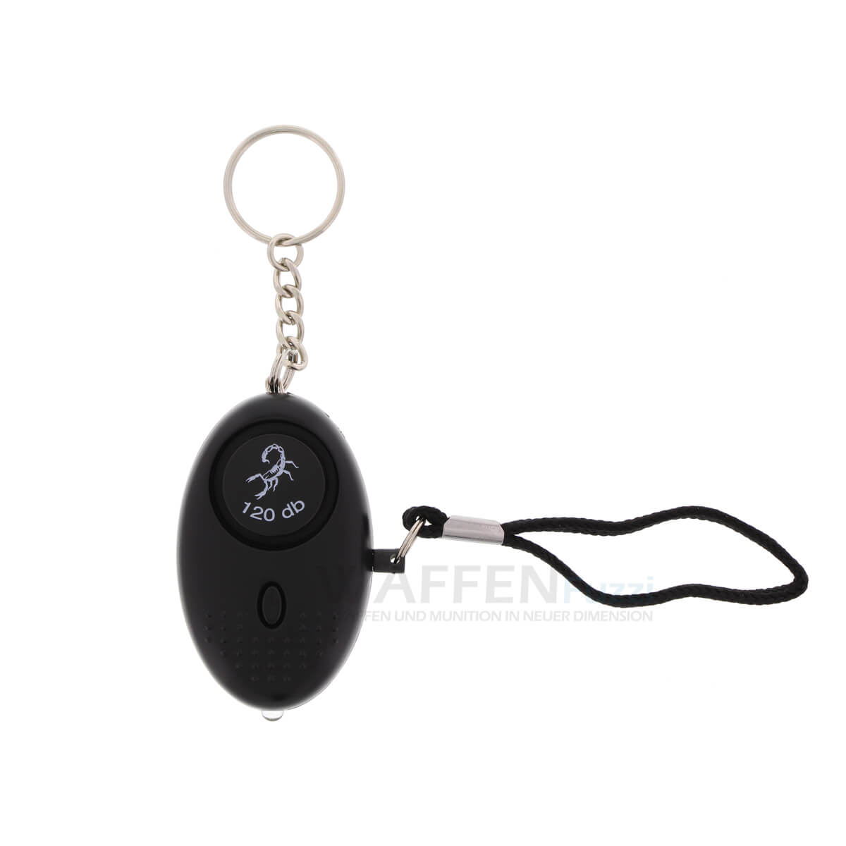 Schrillalarm-Scorpion-security-bu-1051 Taschenalarm 120 db mit LED Taschenlampe