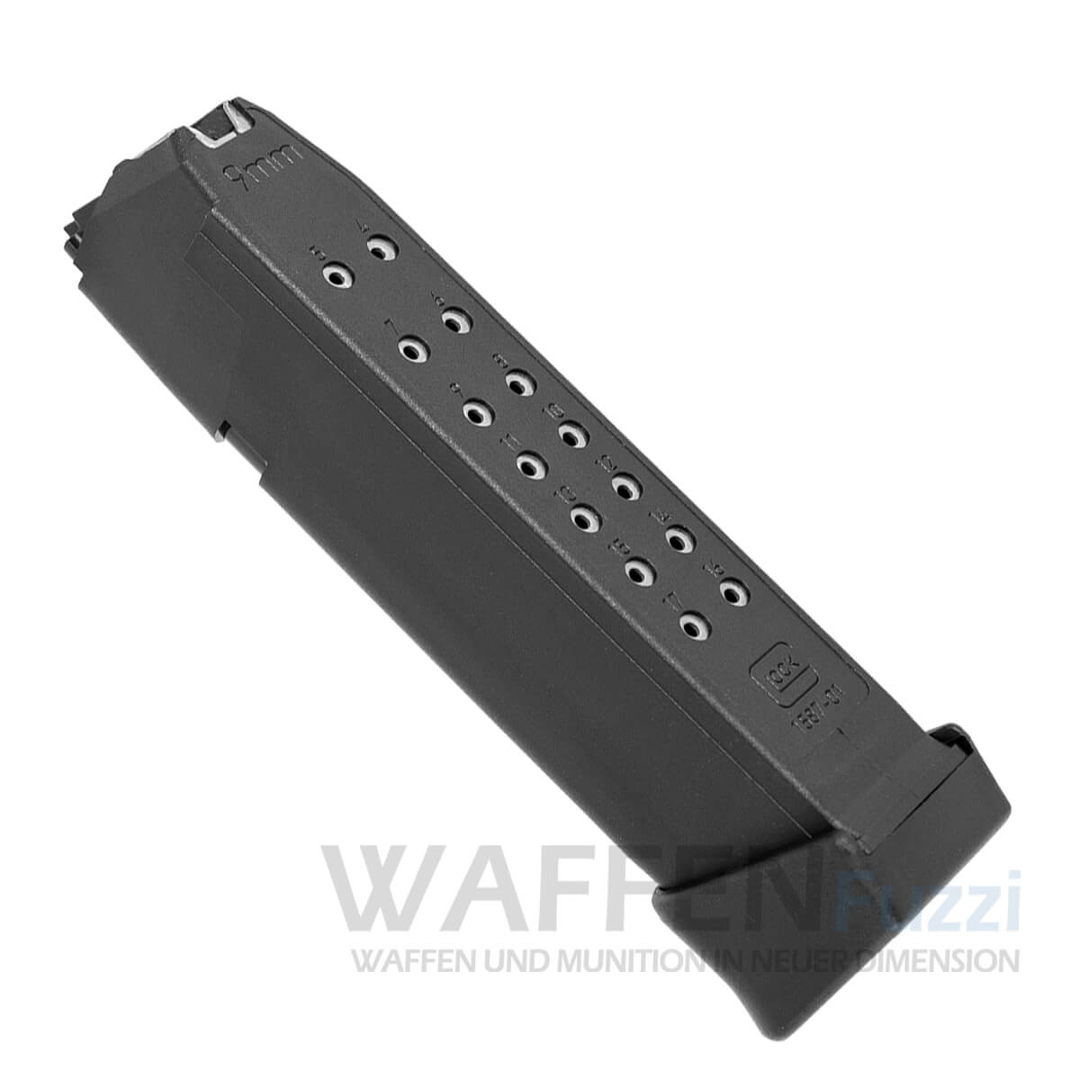 Magazin-Glock-17-Kaliber-9mm-Luger-19-Schuss 19 Schuss Ersatzmagazin für Glock 17 Kaliber 9mm Luger