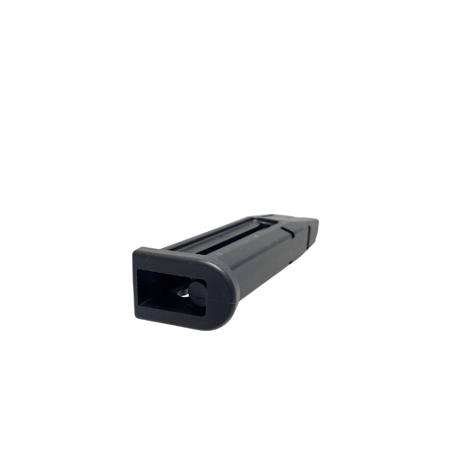 schwarzes Ersatzmagazin von der CZ P-07 von unten