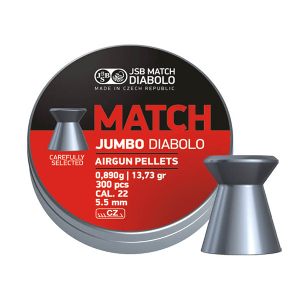 JSB Match Jumbo Diabolos 5,5mm 0,89g 300 Stk. Jetzt attraktive Mengenstaffel sichern
