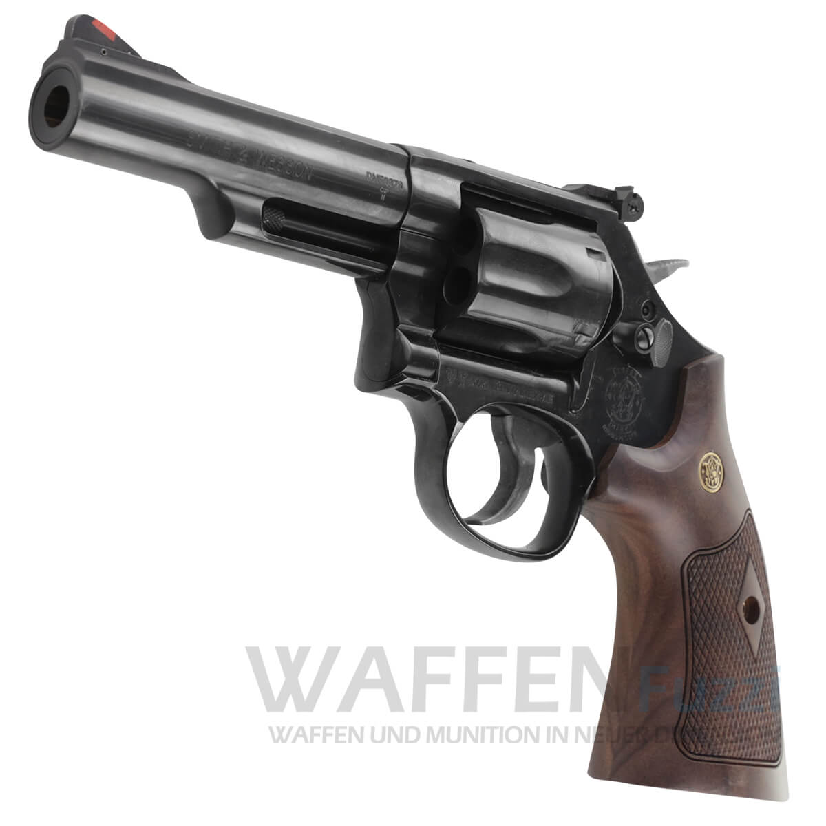 Smith&Wesson Revolver in hochglanz schwarz bei Waffenfuzzi.de
