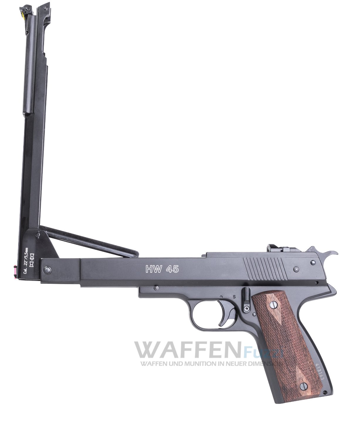 Luftpistole Weihrauch HW45 Kaliber 5,5mm Diabolo Einzelschuss