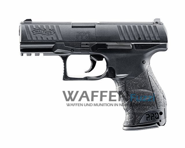 Walther PPQ CO2 Pistole 4,5 mm Diabolo, brüniert