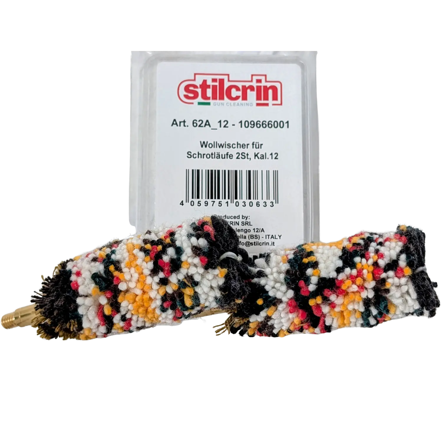 Stil Crin Wollwischer für Schrotläufe Kal. .12, 2er-Pack