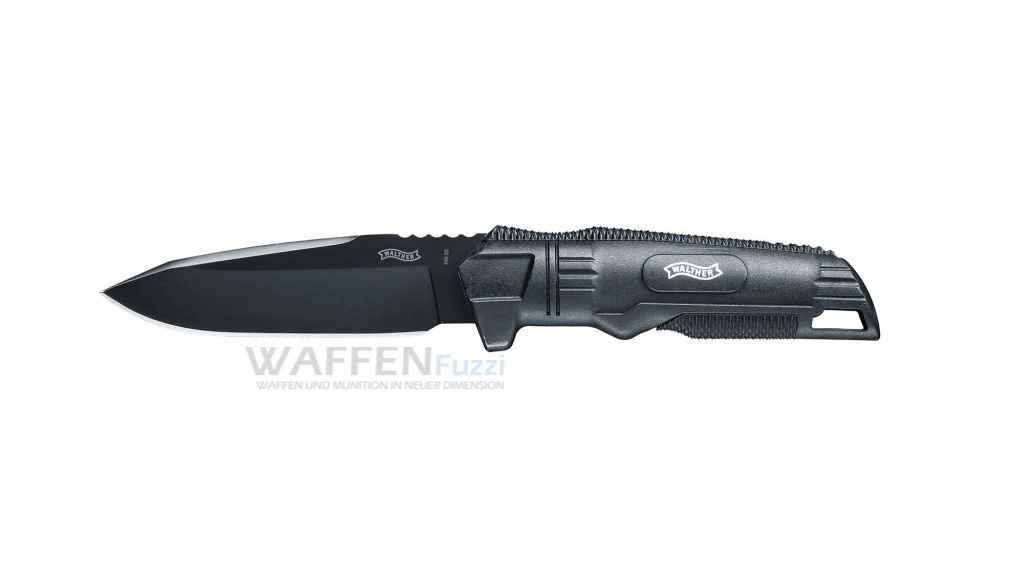 Walther BUK feststehendes Messer mit beschichteter 440A Klinge