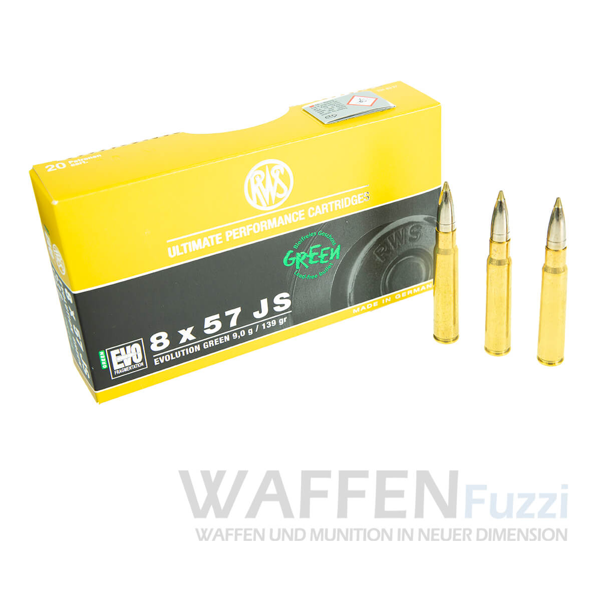 PP2_0805-copy Jagdmunition RWS 8x57 JS bleifreies Teilzerlegungsgeschoss Evo Green