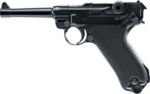 Legends P08 CO2 Pistole 4,5 mm BB Blowback brüniert